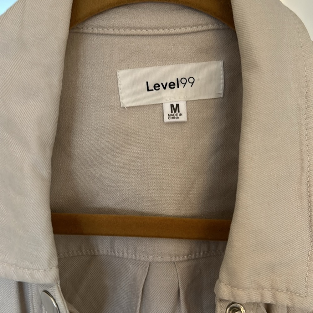 Tan Oversized Button Down / Shacket - image 2